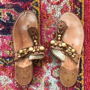 Jack Rogers Beaded Navajo Sandal